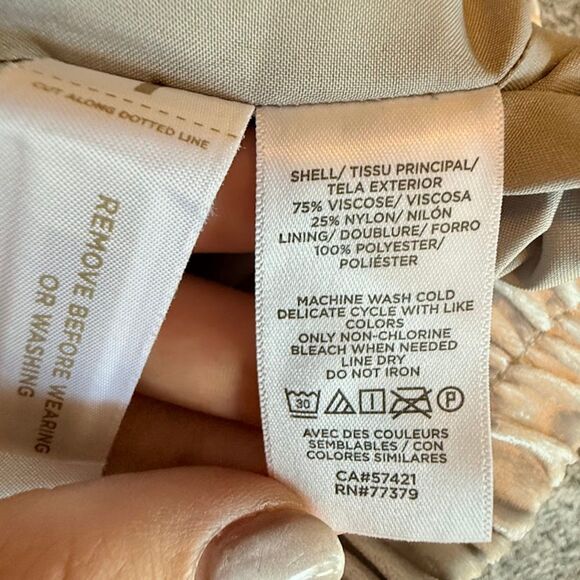 Crushed Velvet Relaxed Fit Tapered Leg Cropped Pant in Silver Grey size Medium - Picture 5 of 10